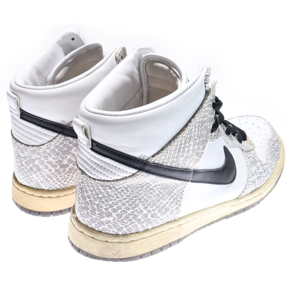 NIKE(ナイキ) 【観賞用 2013年製】DUNK PREMIUM HIGH SP Cocoa Snake 624512-010 ダンクプレミアム ハイカットスニーカー ブラック/ホワイト US9.5/27.5