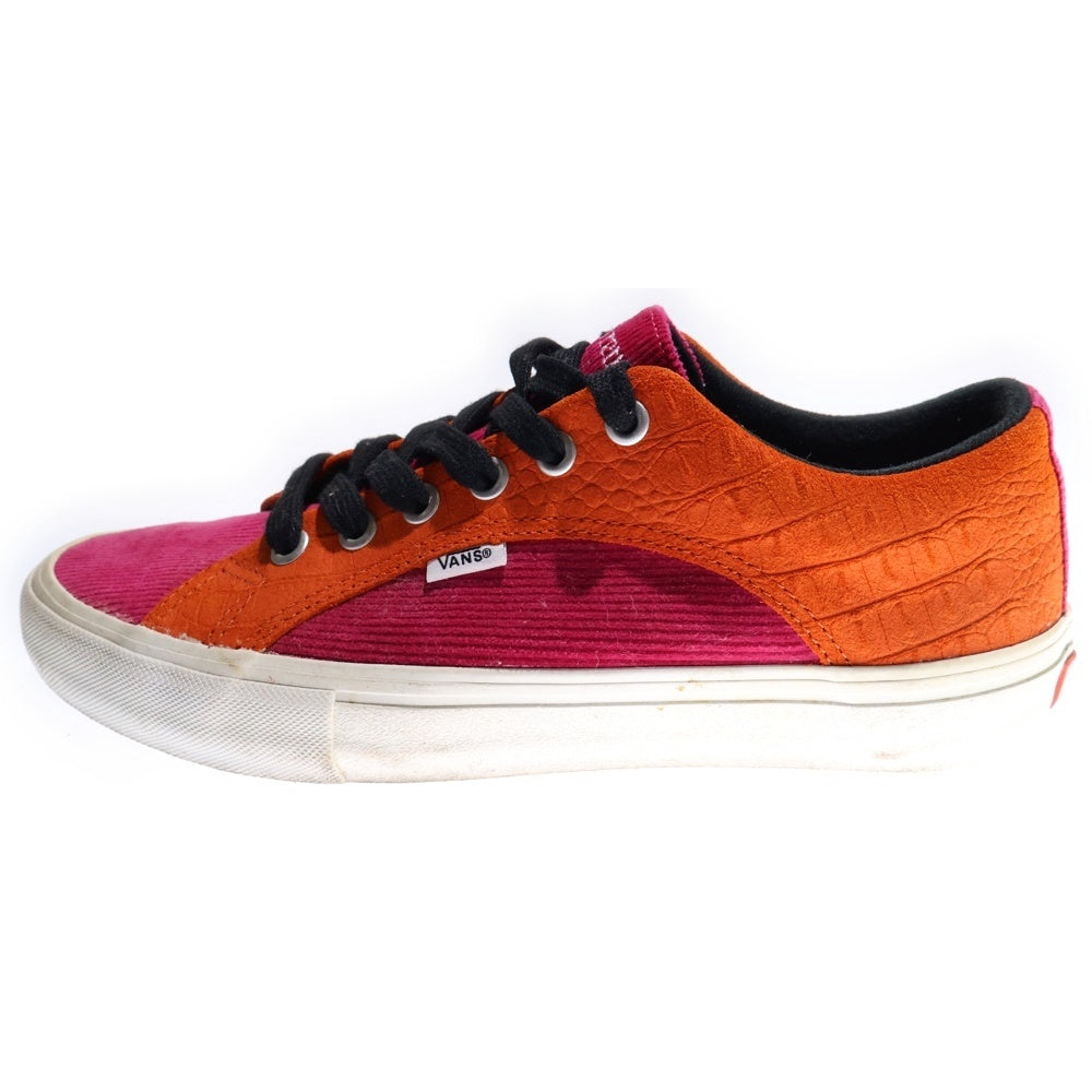 VANS(ヴァンズ) ×Lampin Croc Corduroy Fuchsia ランピン コーデュロイ フクシア ローカットスニーカー レッド/オレンジ US9.5/27.5cm