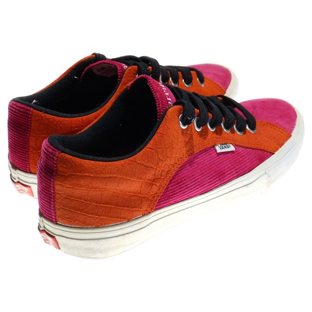 VANS(ヴァンズ) ×Lampin Croc Corduroy Fuchsia ランピン コーデュロイ フクシア ローカットスニーカー レッド/オレンジ US9.5/27.5cm