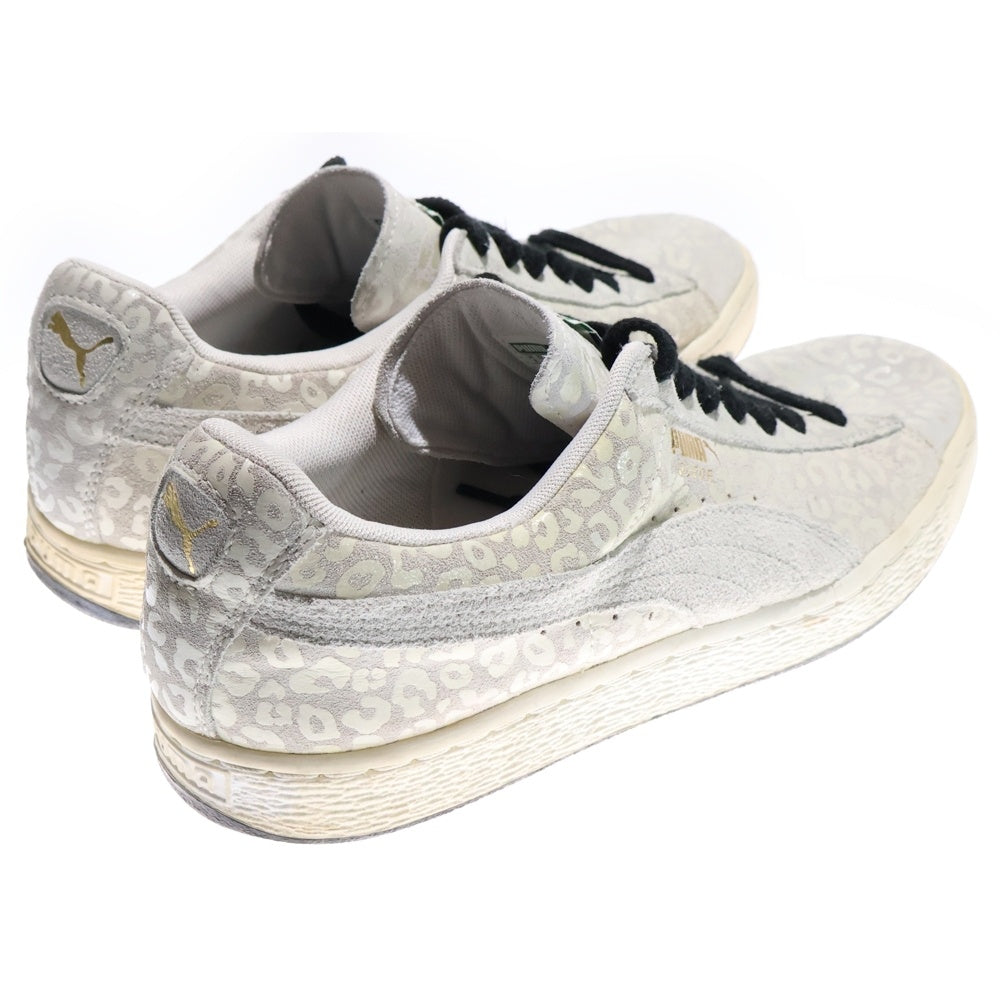 PUMA(プーマ) ×X-girl SUEDE WHITE PACK スエード レオパード ローカットスニーカー グレー 360992-01