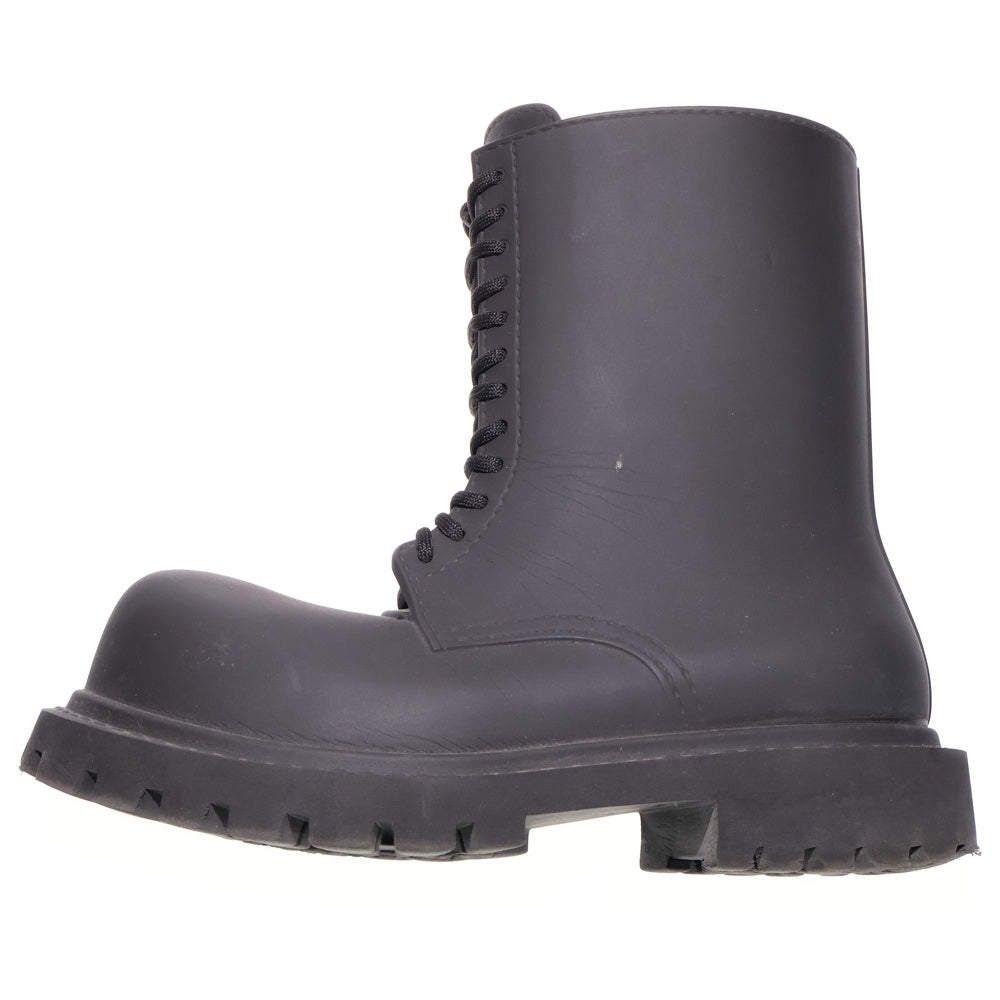 BALENCIAGA(バレンシアガ) 23AW STEROID BOOTS ステロイド レースアアップ ロングブーツ ブラック 717807