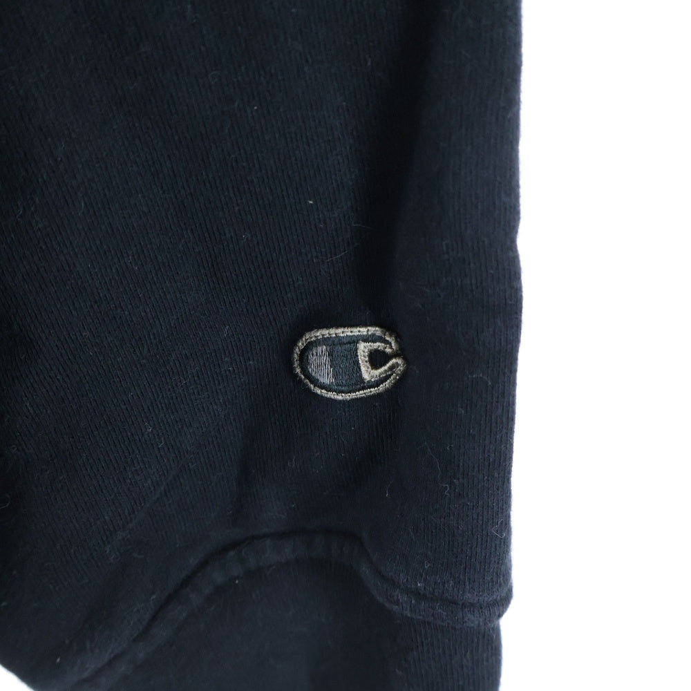 Rick Owens(リックオウエンス) 22SS ×Champion TOMMYH HOODIE チャンピオン トミーフーディー デザインスウェットパーカー ブラック CM01B7925ーCHFE