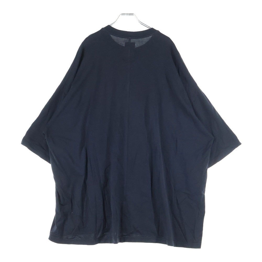 Rick Owens(リックオウエンス) 22SS ×Chanpion TOMMY TEE チャンピオン トミー フロント刺繍半袖Tシャツ カットソー ブラック CM01B7926-CHJEG