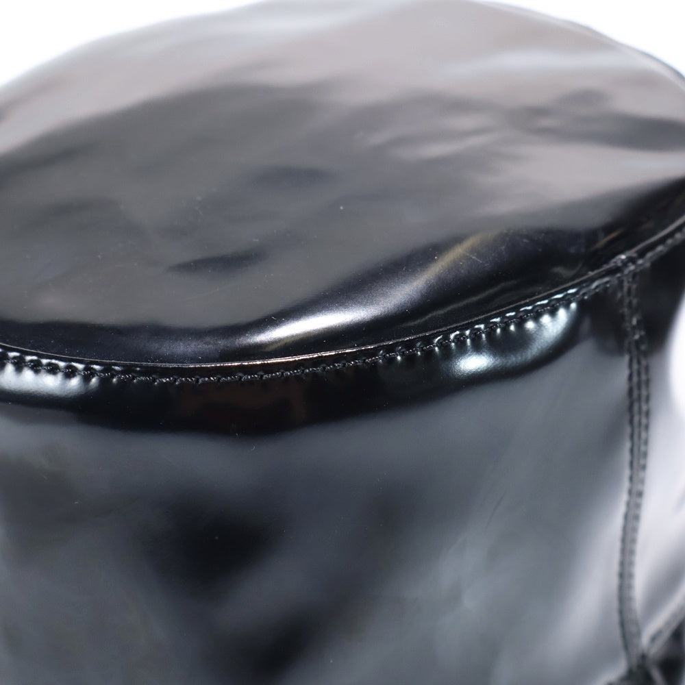 adidas(アディダス) ×IVY PARK アイビーパーク パテント素材 バケットハット 帽子 ブラック IV7882