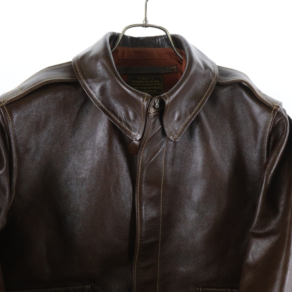 Buzz Rickson's(バズリクソンズ) TYPE A-2 CONTRACT タイプA-2 レザー