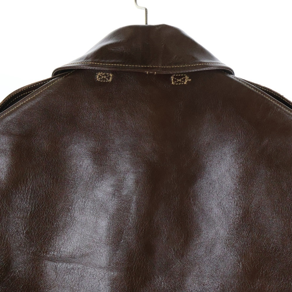 Buzz Rickson's(バズリクソンズ) TYPE A-2 CONTRACT タイプA-2 レザージャケット ホースハイド 馬革 ブラウン BR80593