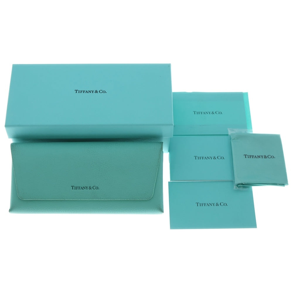 TIFFANY & Co.(ティファニー) Tデザイン シェル ラウンド サングラス メガネ アイウェア ブラック/ブルー TF2218-D レディース