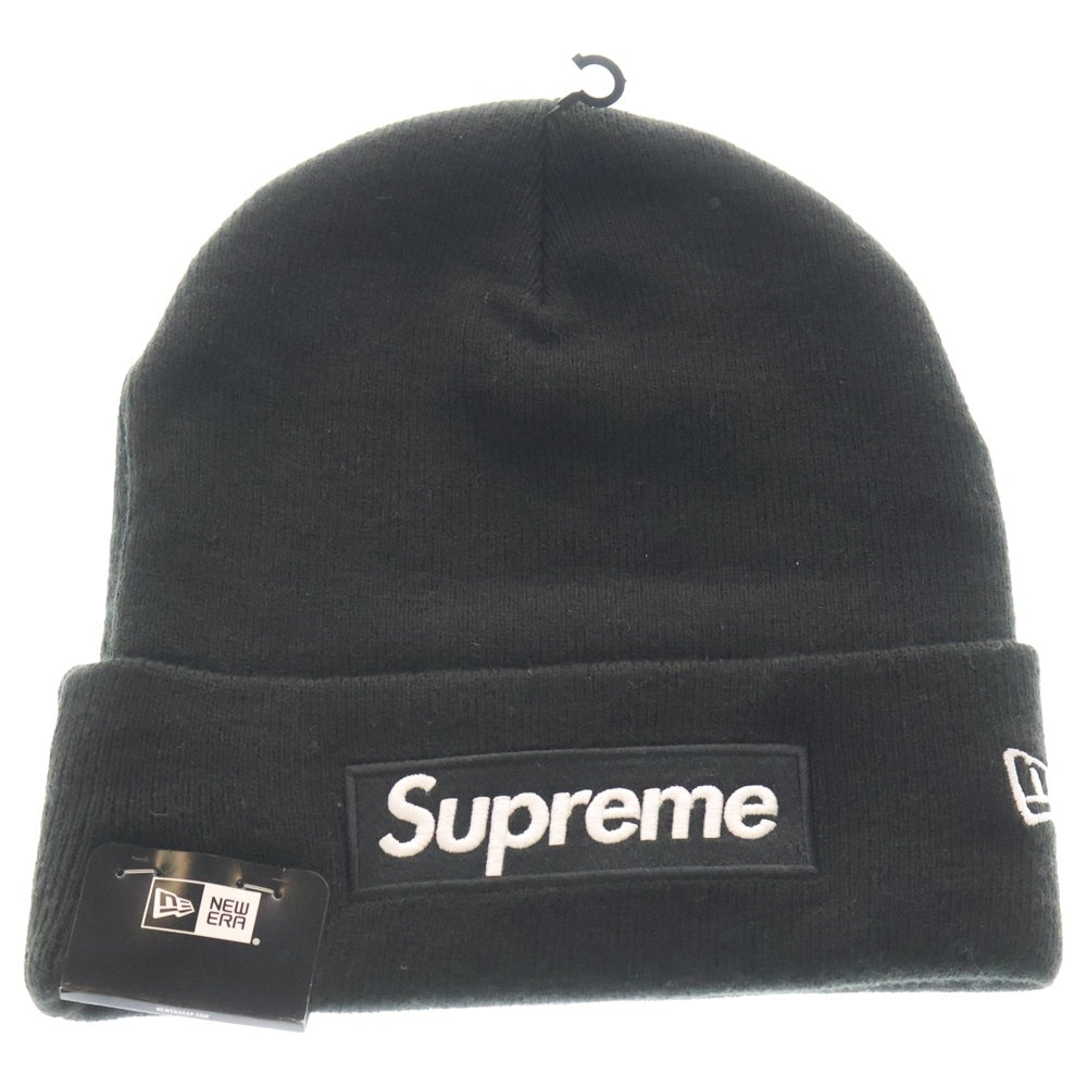 SUPREME(シュプリーム) 25AW ×New Era Box Logo Beanie ニューエラ ボックスロゴ ビーニー ニット帽 ブラック