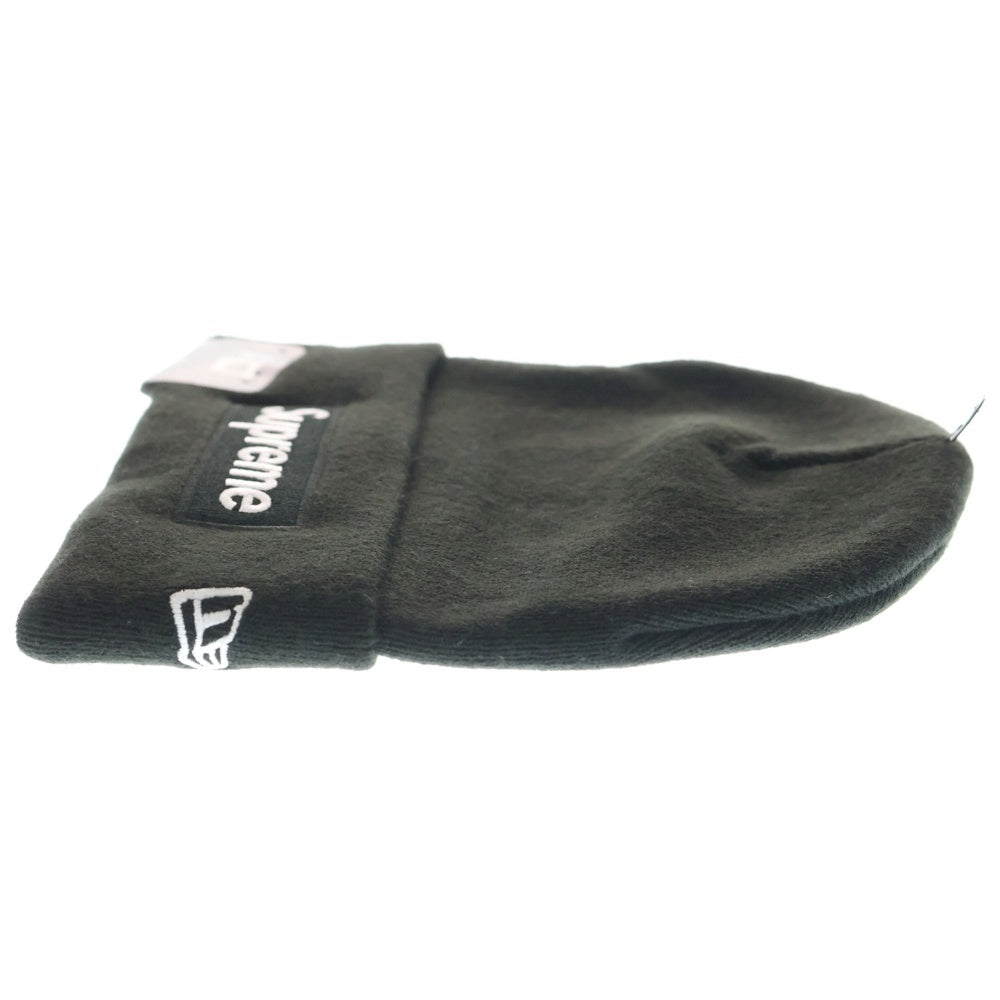 SUPREME(シュプリーム) 25AW ×New Era Box Logo Beanie ニューエラ ボックスロゴ ビーニー ニット帽 ブラック