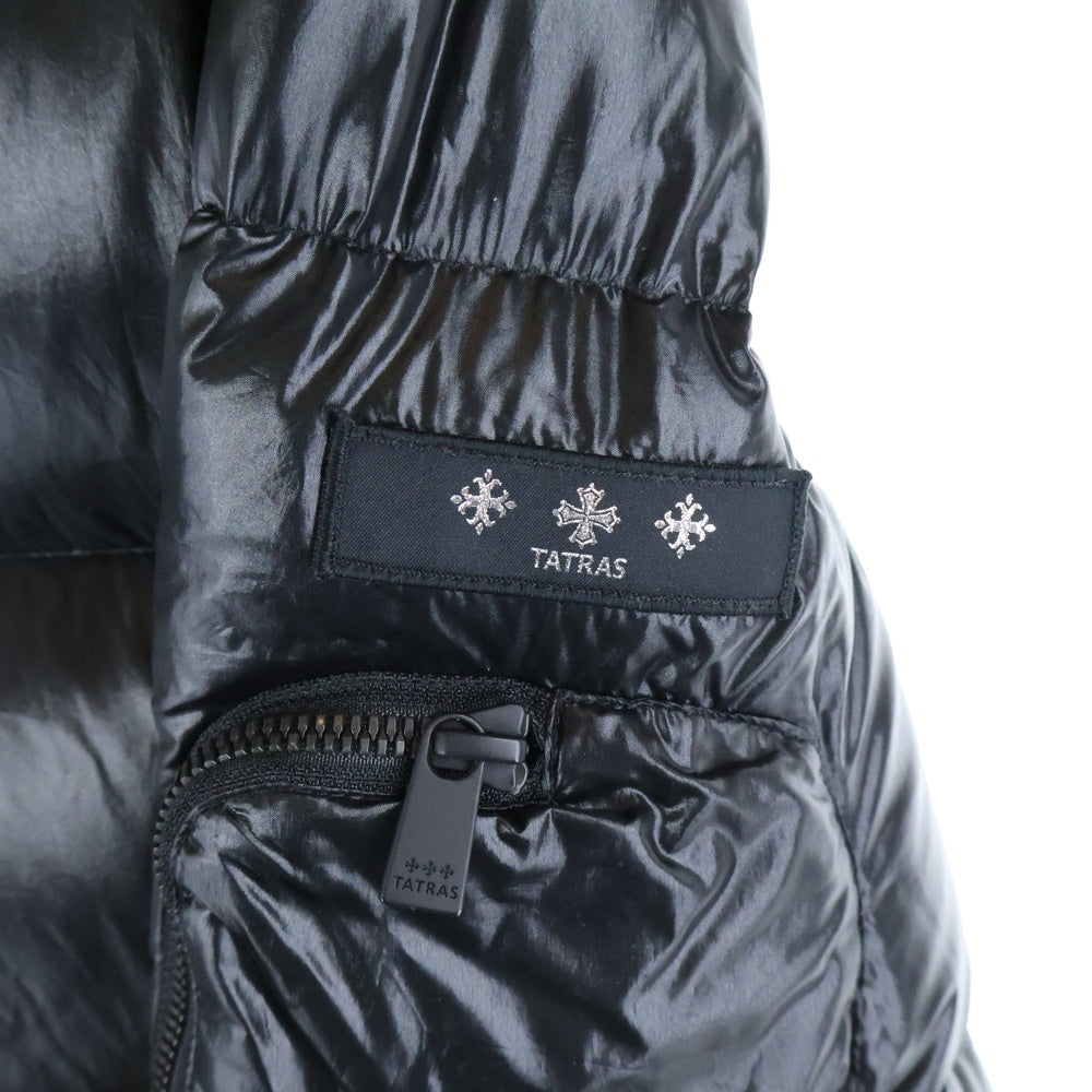 TATRAS(タトラス) 22AW BELBO ベルボ フーデッド ダウンジャケット ブラック MTAT22A4562-D