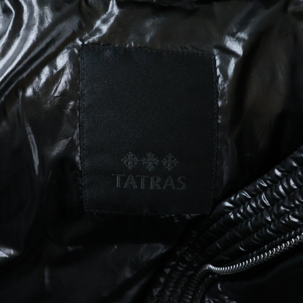 TATRAS(タトラス) 22AW BELBO ベルボ フーデッド ダウンジャケット ブラック MTAT22A4562-D