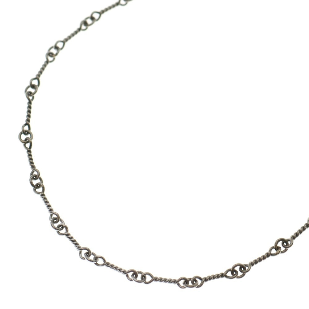 CHROME HEARTS(クロムハーツ) 18KWG NECKCHAIN T20 ツイストチェーンネックレス 20inch ホワイトゴールド BCA003