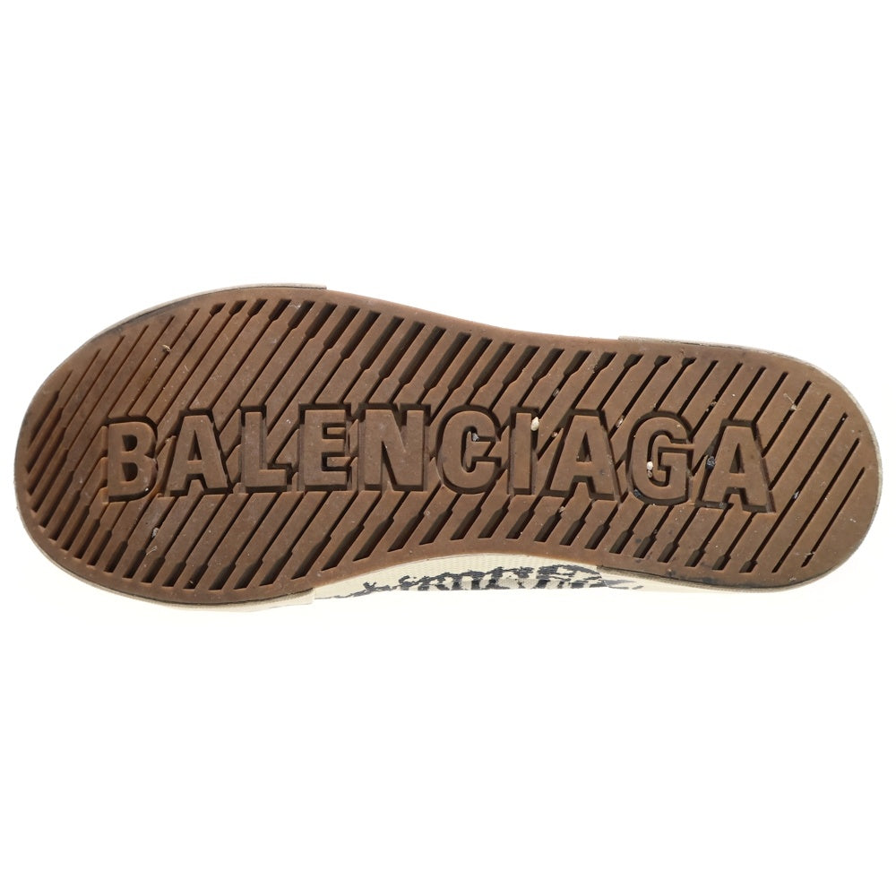 BALENCIAGA(バレンシアガ) DENIM SLIPPERS ペイント/ダメージ加工 スリッポン ベージュ 693952