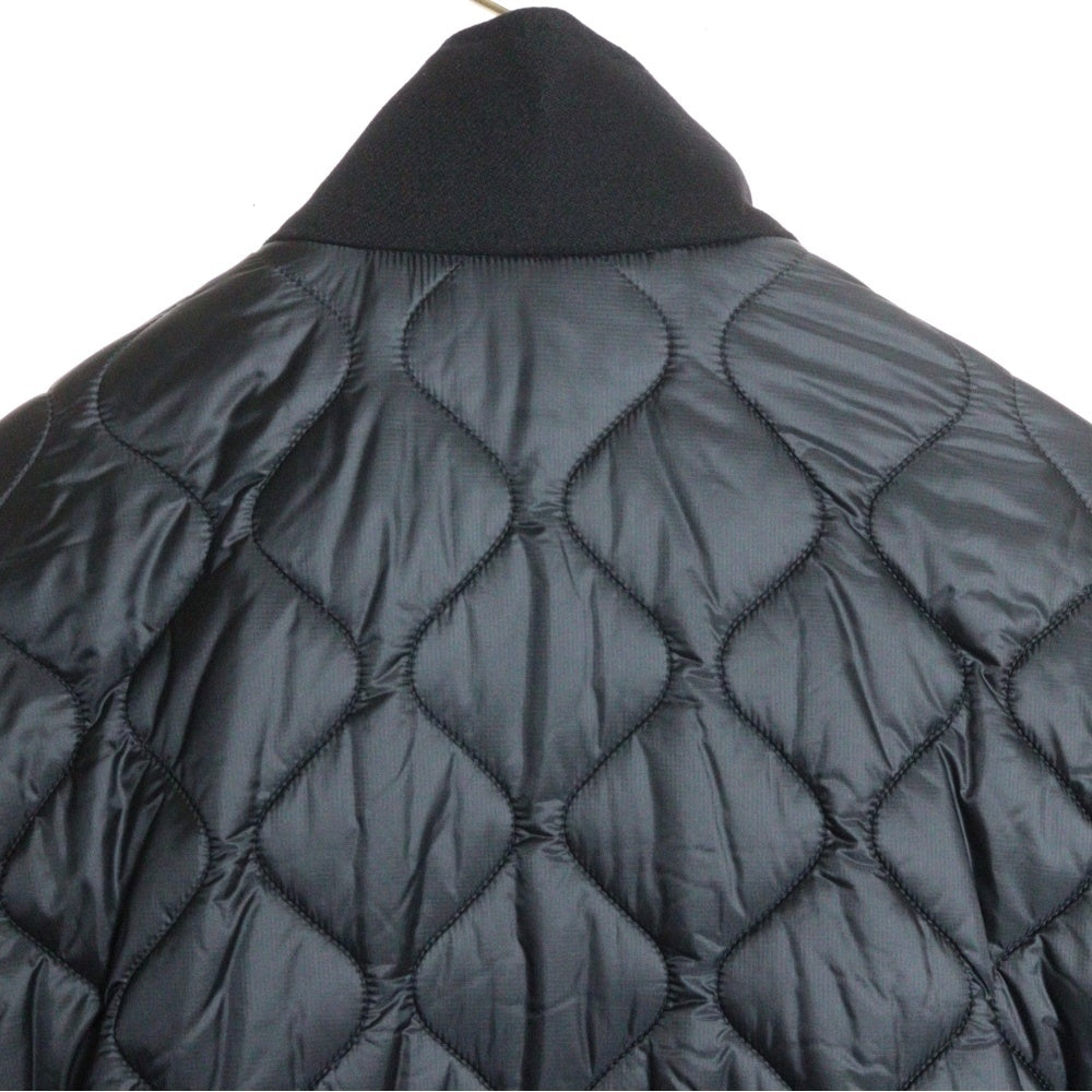 MONCLER(モンクレール) 25AW Avoine ナイロン/ウール切返しショートダウンジャケット ブラック K20911A00227