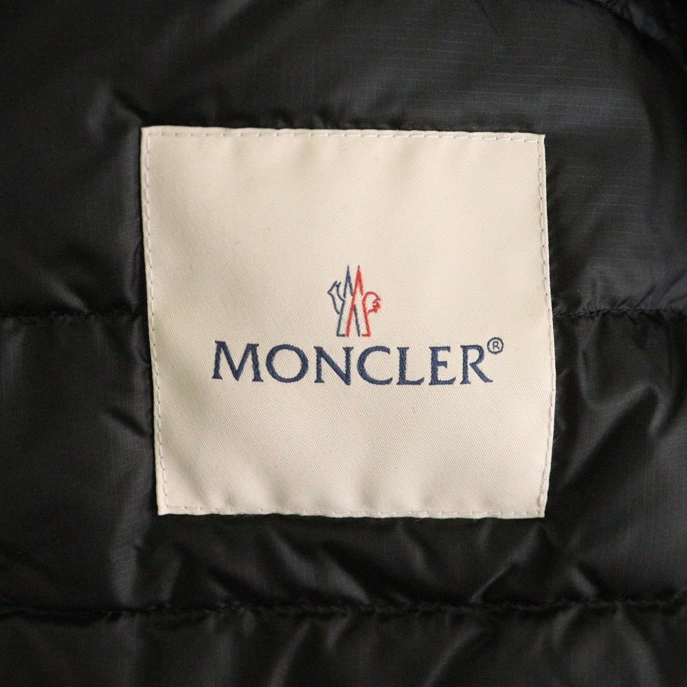 MONCLER(モンクレール) 25AW Avoine ナイロン/ウール切返しショートダウンジャケット ブラック K20911A00227
