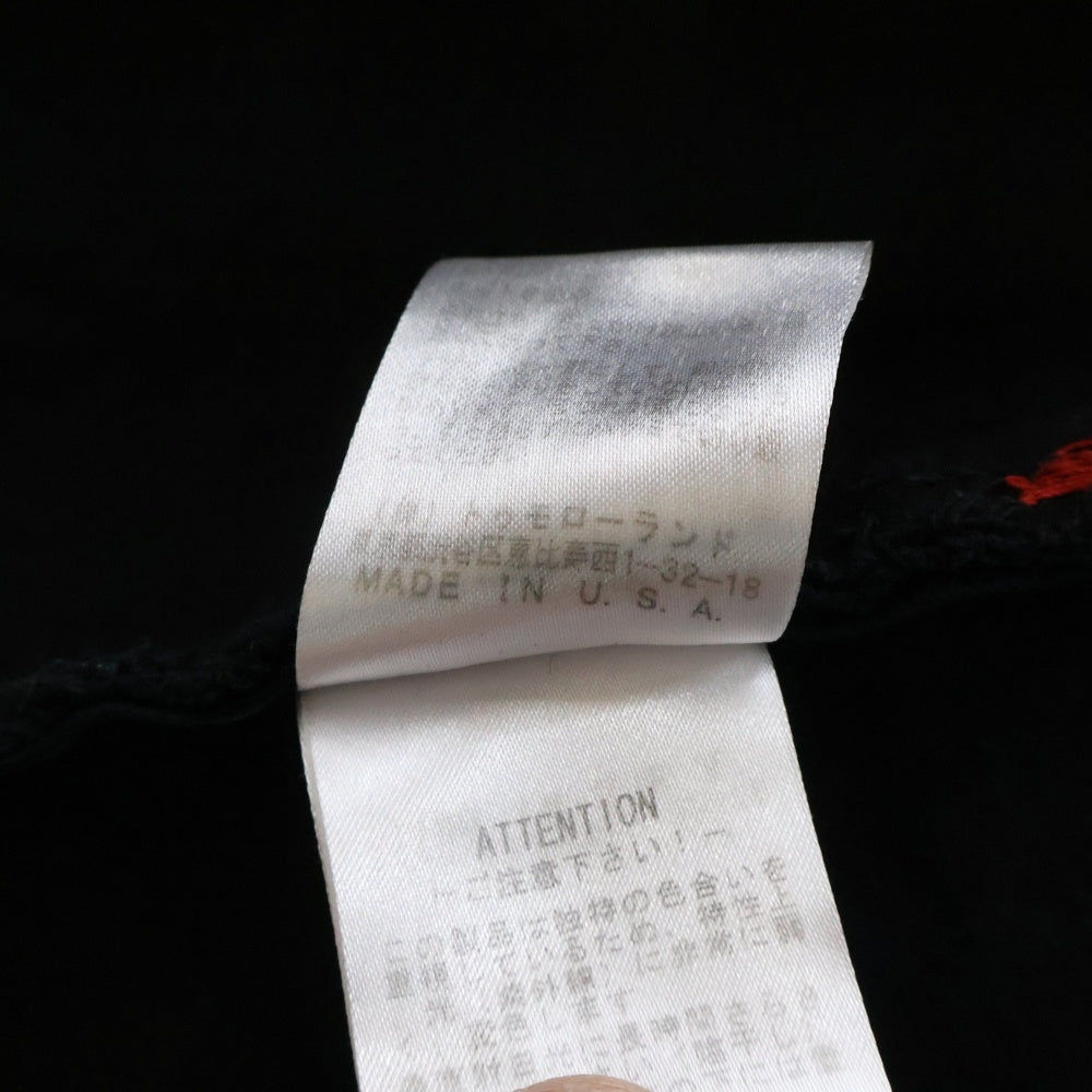 GREG LAUREN(グレッグローレン) TENT ZIP FRONT STUDIO SHIRT テントジップフロントスタジオシャツ ダメージ加工 ブラック