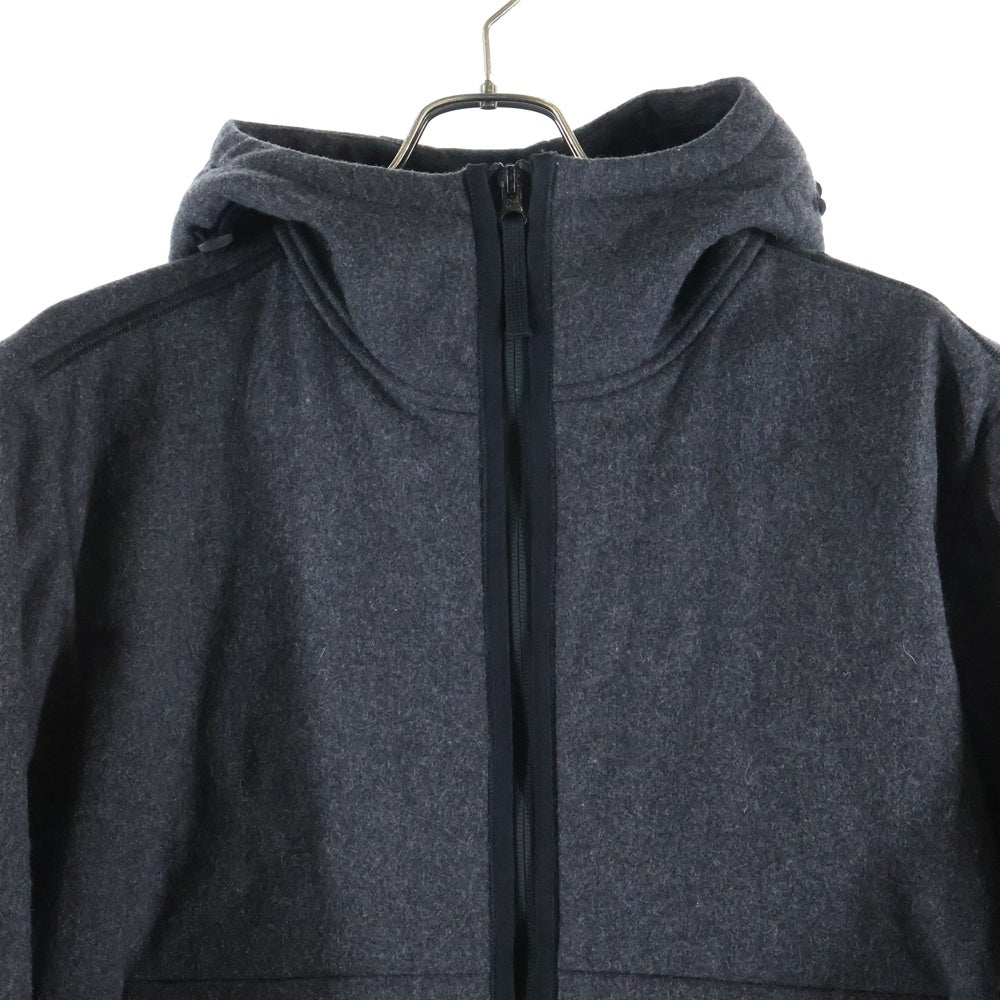 STONE ISLAND(ストーンアイランド) Wool Blouson Jacket ウールブルゾンジャケット フロントジップ グレー 671541832