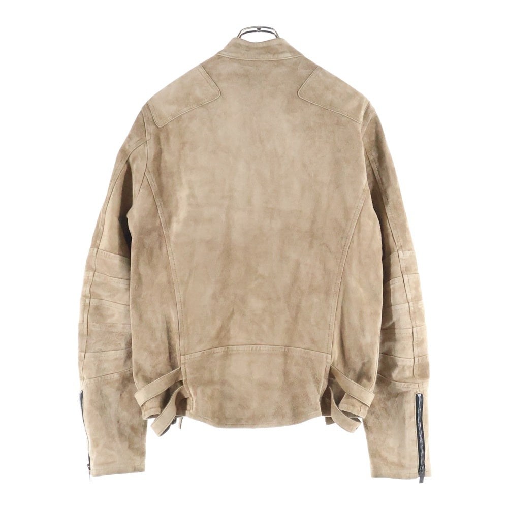 Sacai(サカイ) 16SS カウハイドスウェードライダースジャケット レザージャケット ベージュ 16-01068M