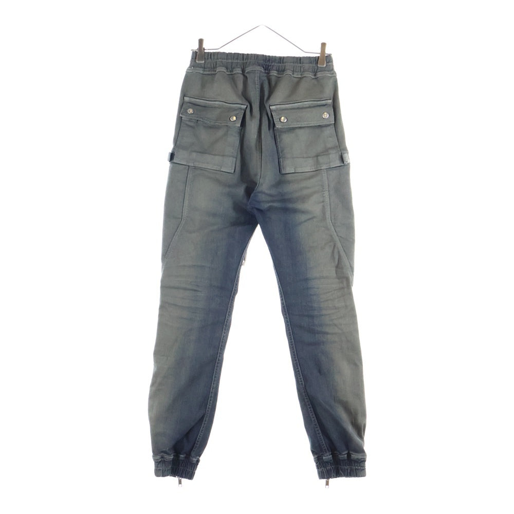 Rick Owens(リックオウエンス) BAUHAUS CARGO PANTS バウハウスカーゴデニムパンツ インディゴ RU02E1377-SDKDEG