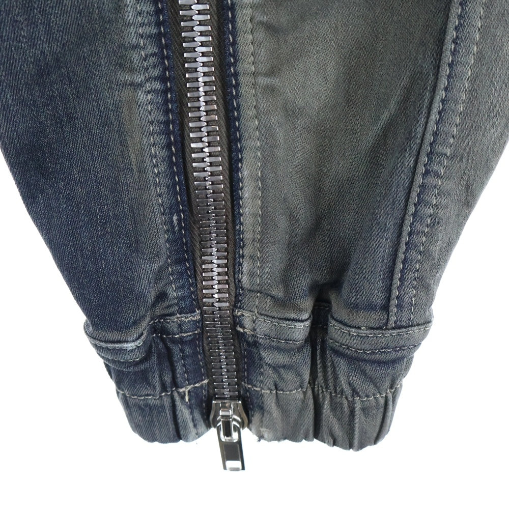 Rick Owens(リックオウエンス) BAUHAUS CARGO PANTS バウハウスカーゴデニムパンツ インディゴ RU02E1377-SDKDEG