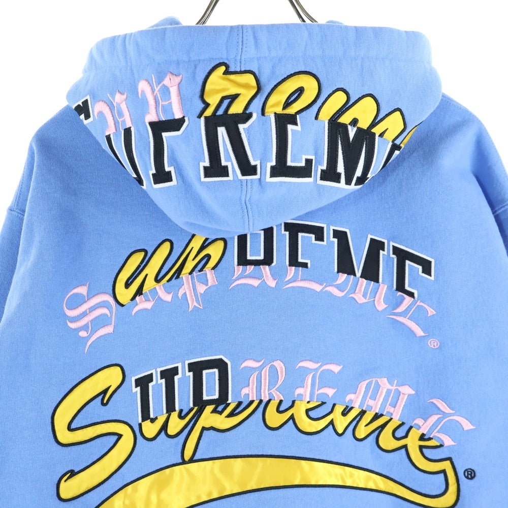 SUPREME(シュプリーム) 25AW Multi Logos Hooded Sweatshirt マルチロゴ スウェットプルオーバーパーカー ライトブルー