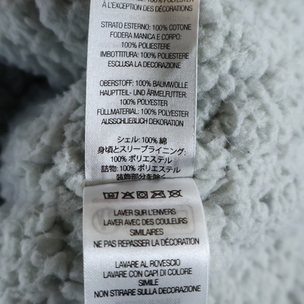 SUPREME(シュプリーム) 23AW Lined Flannel Snap バックロゴ刺繍 裏地ボアフランネル長袖シャツ ブルー調