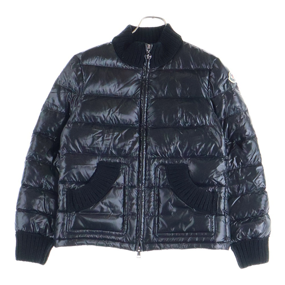 MONCLER(モンクレール) ARCELOT アルセロット 袖/襟ニット切替 ダウンジャケット レディース ブラック J20931A00015 ※QRタグ欠損