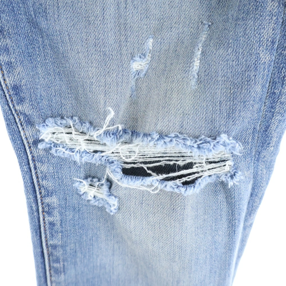 AMIRI(アミリ) MX1 JEANS バンダナ ダメージ加工 スキニー デニムパンツ インディゴ