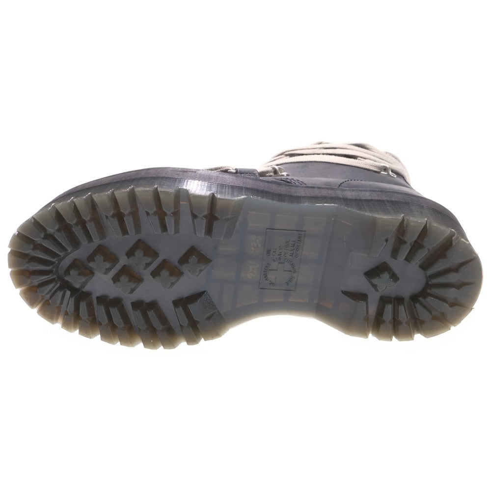 Rick Owens(リックオウエンス) ×Dr.Martens 1460 Quad Sole Mega Lace Boot ドクターマーチン メガレース サイドジップ ハイカットブーツ ブラック 41818001