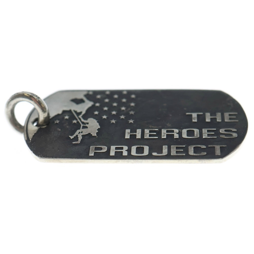 CHROME HEARTS(クロムハーツ) D TAG LRG HEROES PROJECT ヒーロープロジェックトドッグタグ ラージ ペンダントトップ シルバー