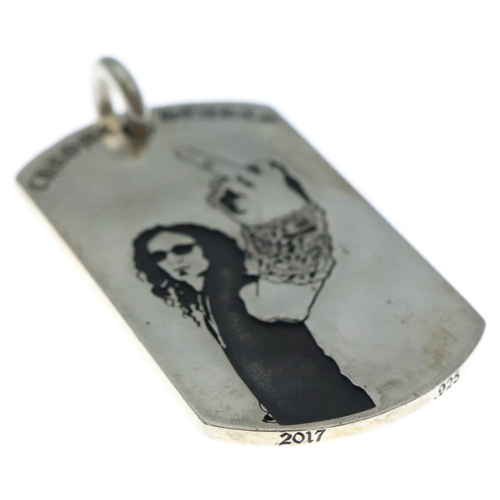 CHROME HEARTS(クロムハーツ) D TAG LRG RS FUCK YOU リチャードスターク ドックタグラージ ペンダントトップ シルバー