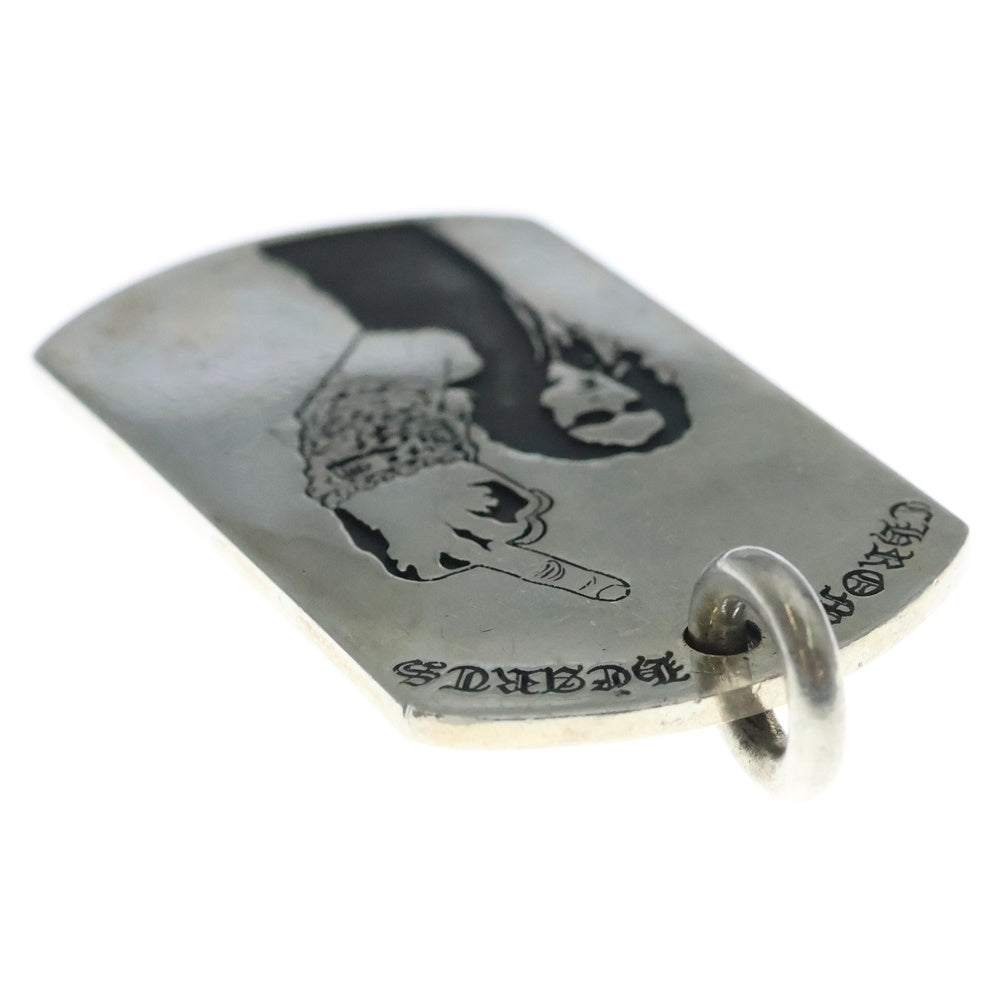 CHROME HEARTS(クロムハーツ) D TAG LRG RS FUCK YOU リチャードスターク ドックタグラージ ペンダントトップ シルバー