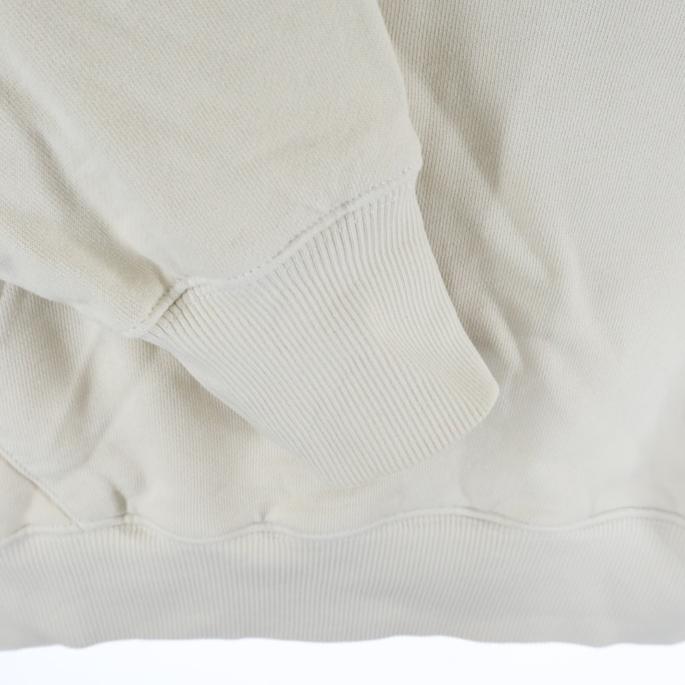 STAMPD(スタンプド) ロゴプリントプルオーバーパーカー フーディー アイボリー