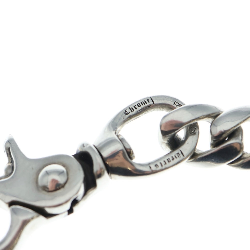 CHROME HEARTS(クロムハーツ) CLASSIC LONG-T/2クリップロングクラシック ウォレットチェーン シルバー BCA066