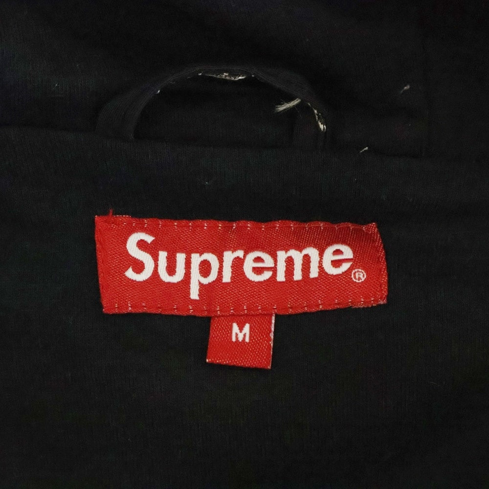 SUPREME(シュプリーム) 21AW Logo Ripstop Hooded Track Jacket ロゴリップストップフードトラックジャケット ブラック