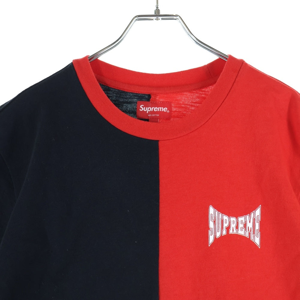 SUPREME(シュプリーム) 19AW Split S/S Top スプリット 半袖Tシャツ カットソー ブラック/レッド