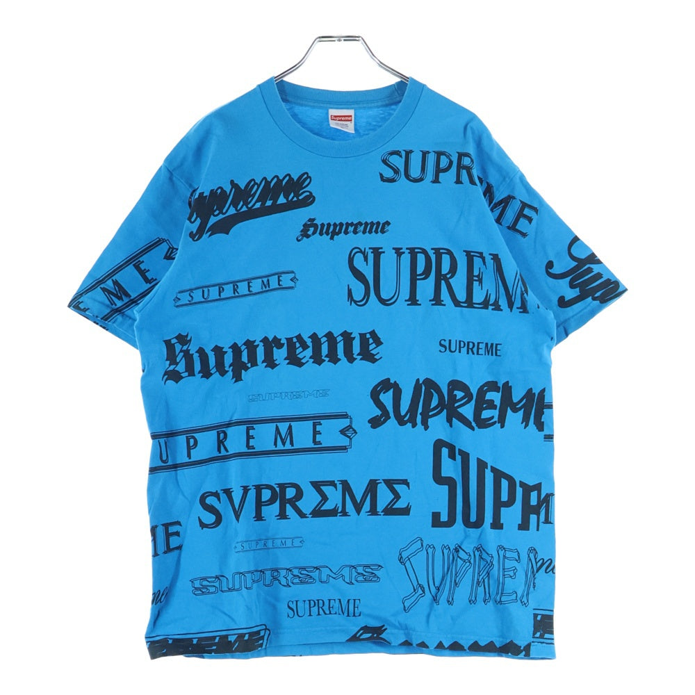 SUPREME(シュプリーム) 20AW Multi Logo Tee マルチロゴ 半袖Tシャツ カットソー ブルー
