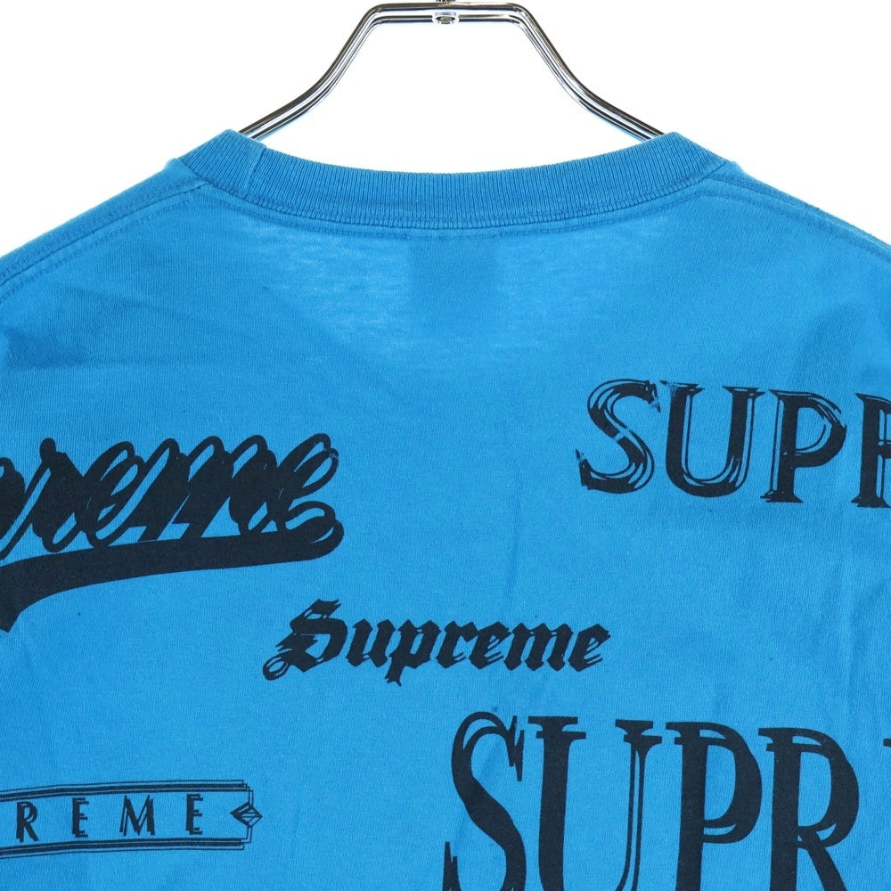 SUPREME(シュプリーム) 20AW Multi Logo Tee マルチロゴ 半袖Tシャツ カットソー ブルー