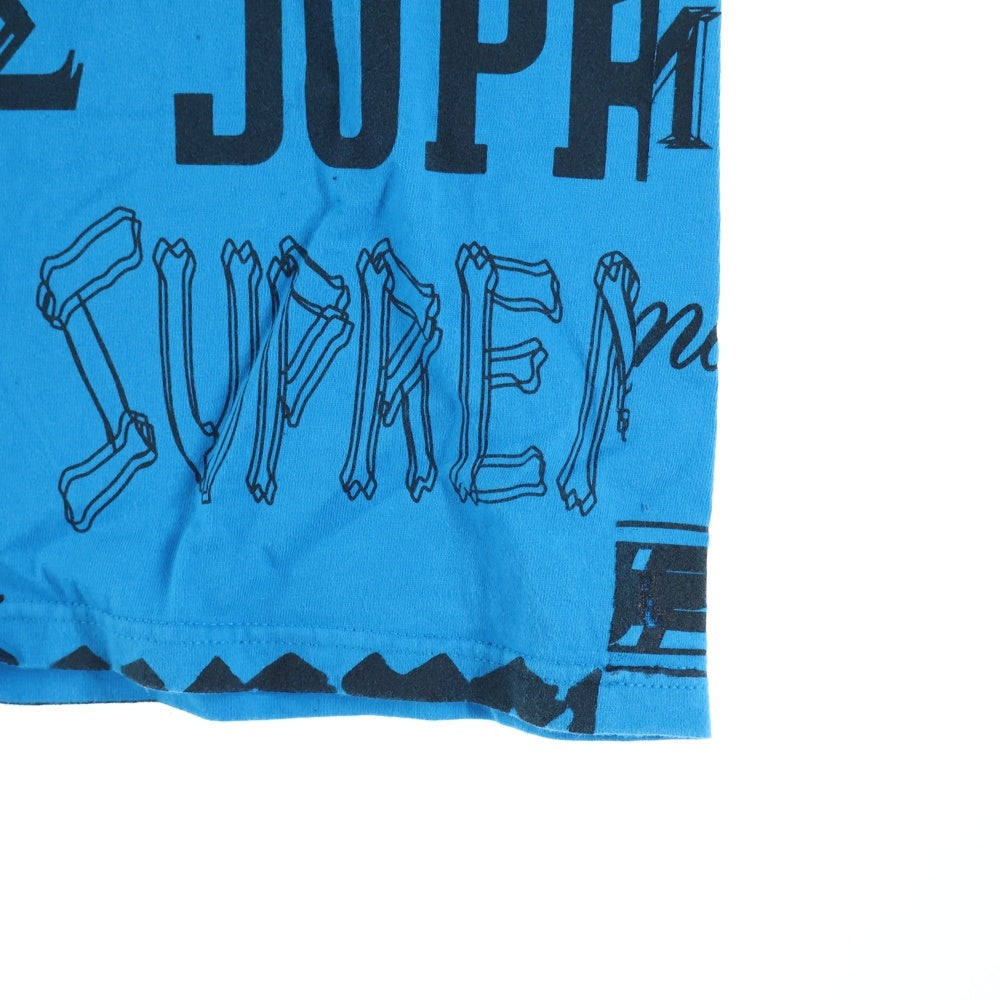 SUPREME(シュプリーム) 20AW Multi Logo Tee マルチロゴ 半袖Tシャツ カットソー ブルー