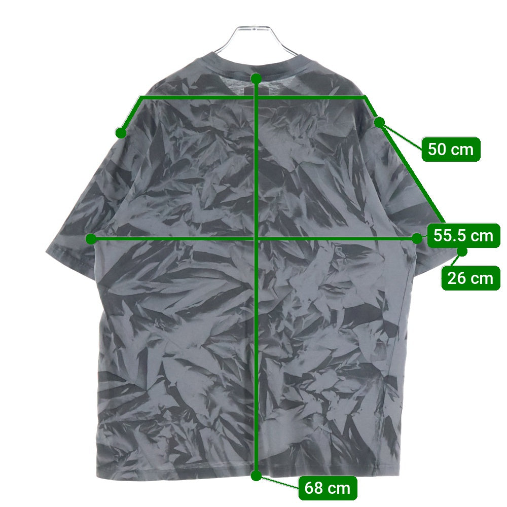 SUPREME(シュプリーム) 22AW Creases S/S Top クリース 半袖Tシャツ カットソー 総柄 グレー