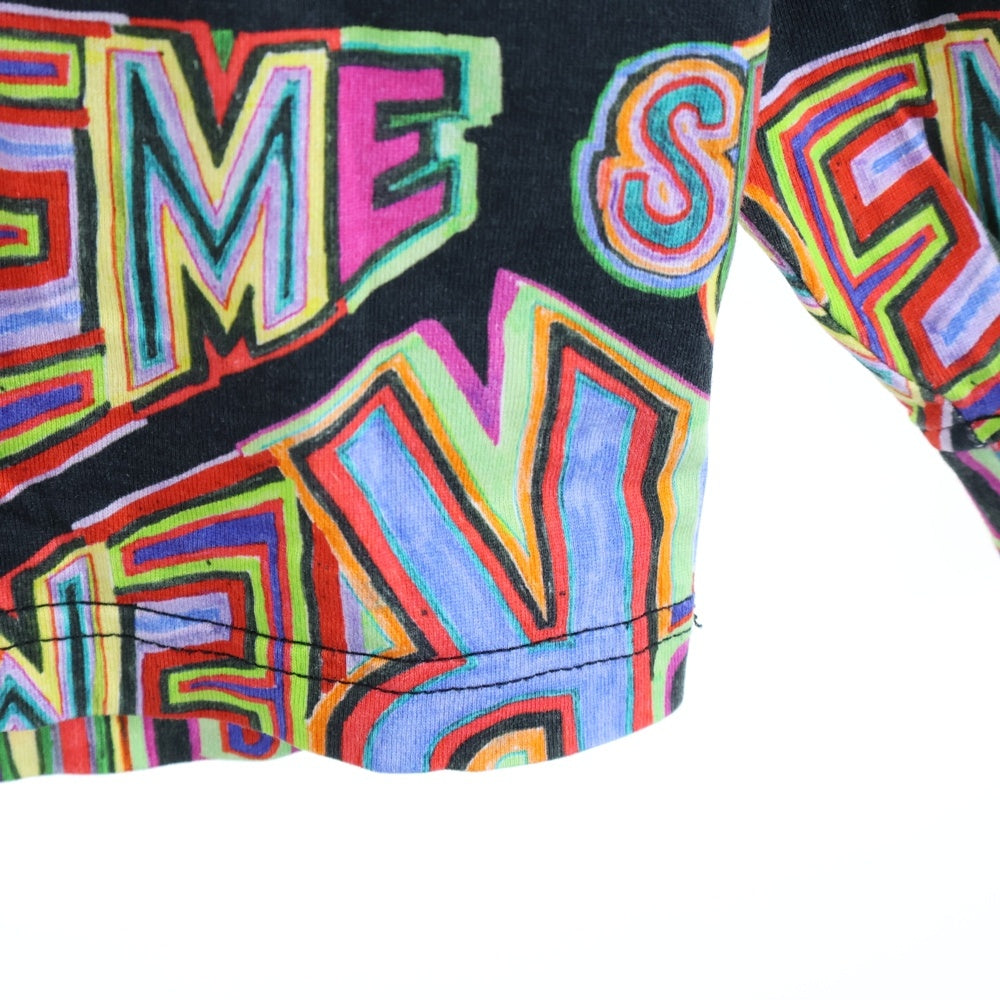 SUPREME(シュプリーム) 20AW Perspective L/S Top パースペクティブ 長袖Tシャツ カットソー 総柄 マルチカラー