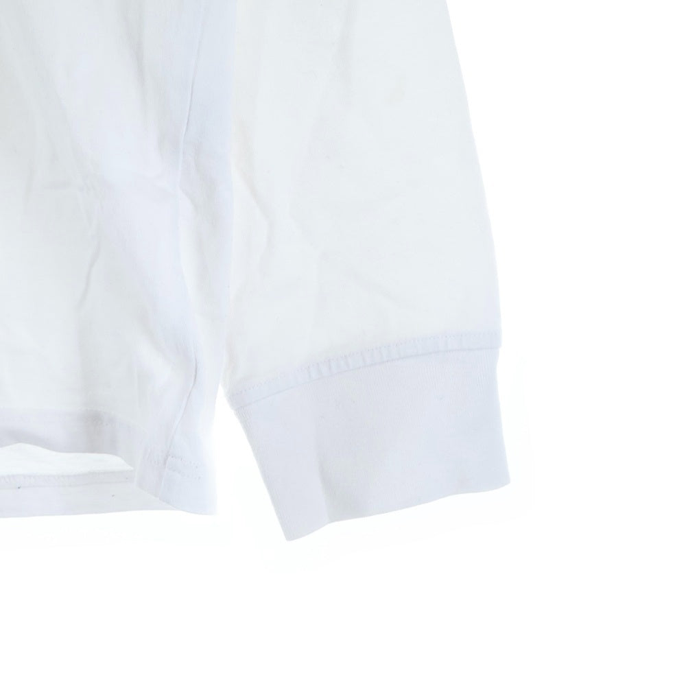 SUPREME(シュプリーム) 19AW Chrome Logo L/S Top クロームロゴ 長袖Tシャツ カットソー ホワイト