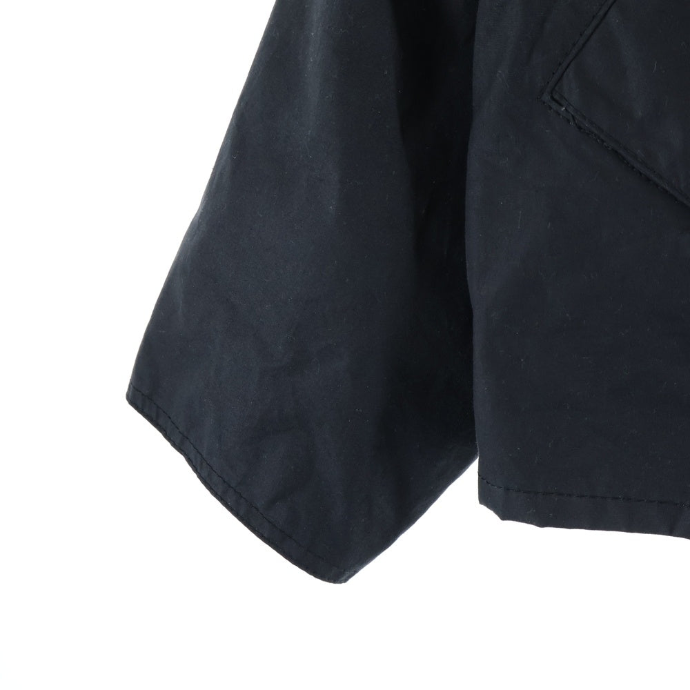 Barbour(バブアー) Transport Jacket トランスポート ワックスショートジャケット 裏地チェック ブルゾン ブラック 242MWX1678