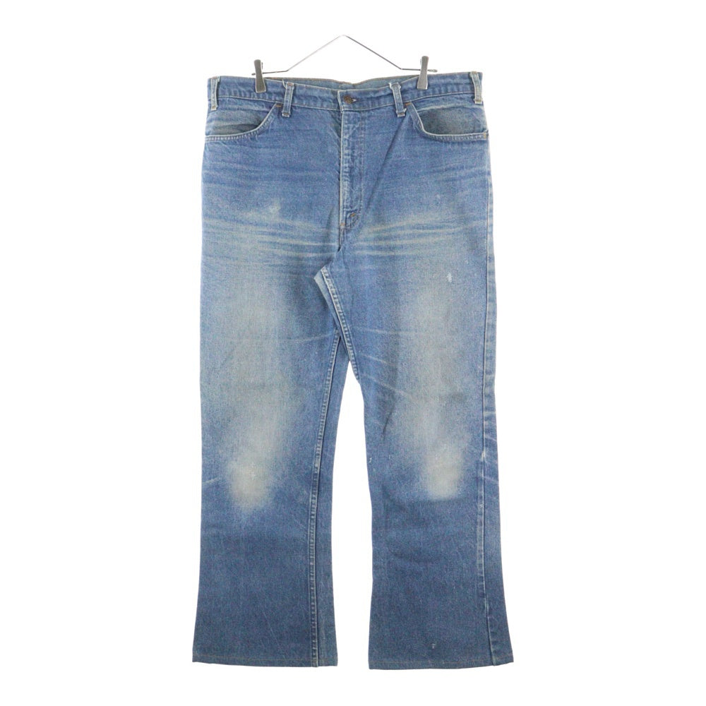 Levi's(リーバイス) 646-0217 ヴィンテージ オレンジタブ ボタン裏刻印39 ジップフライフレアデニムパンツ ベルボトムジーンズ インディゴ