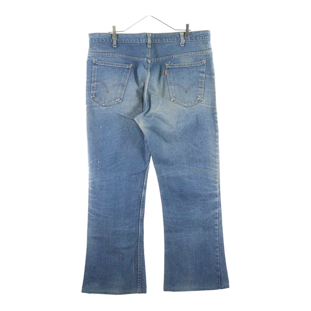 Levi's(リーバイス) 646-0217 ヴィンテージ オレンジタブ ボタン裏刻印39 ジップフライフレアデニムパンツ ベルボトムジーンズ インディゴ