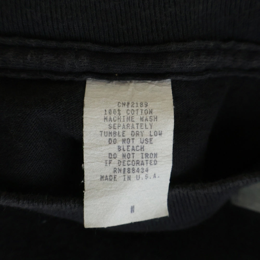 VINTAGE(ヴィンテージ) 90-00s SMASHING PUMKINS ZERO スマッシング・パンプキンズ・ゼロ プリント長袖Tシャツ カットソー ブラック