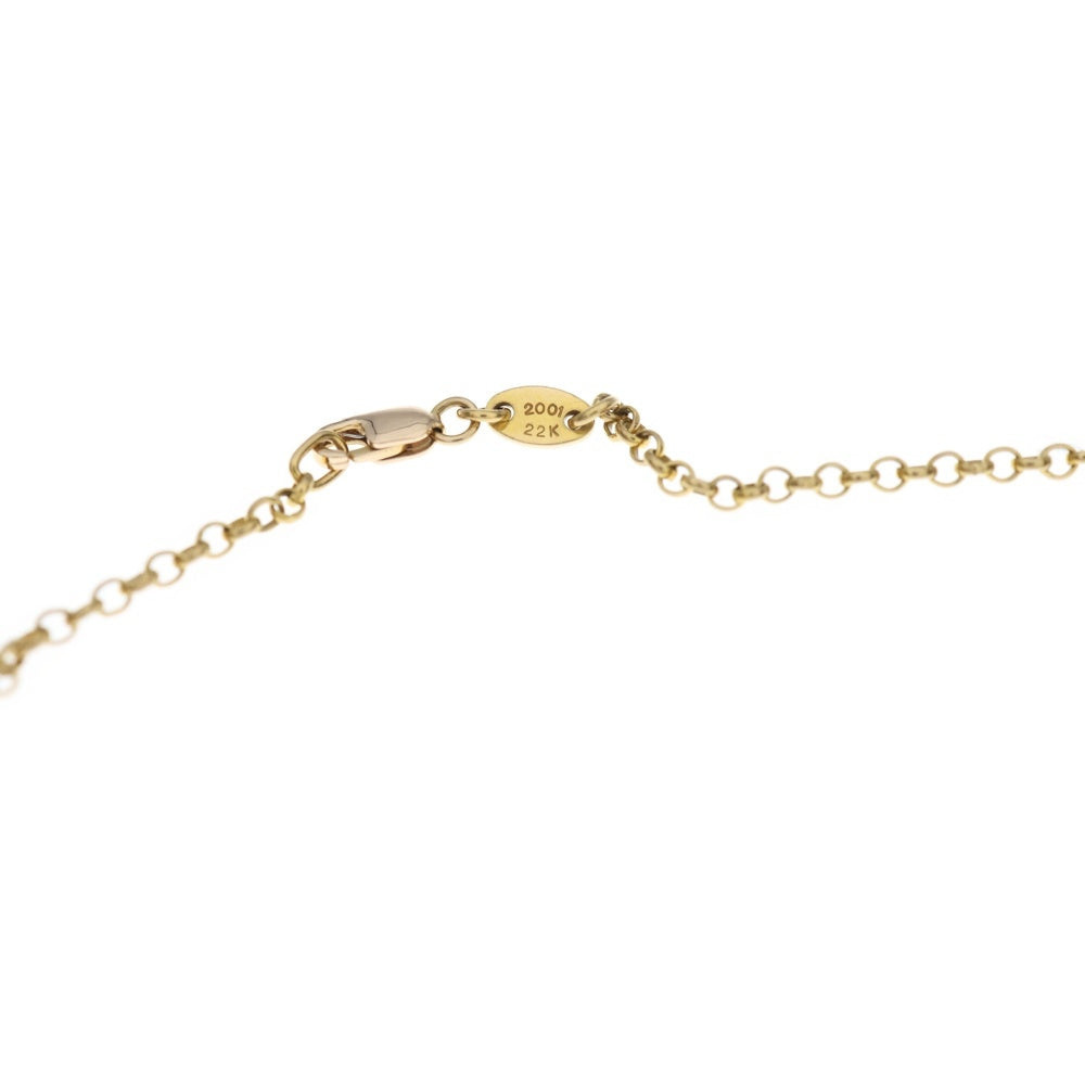CHROME HEARTS(クロムハーツ) 22K NECKCHAIN R16 ロールチェーンネックレス 16inch ゴールド レディース