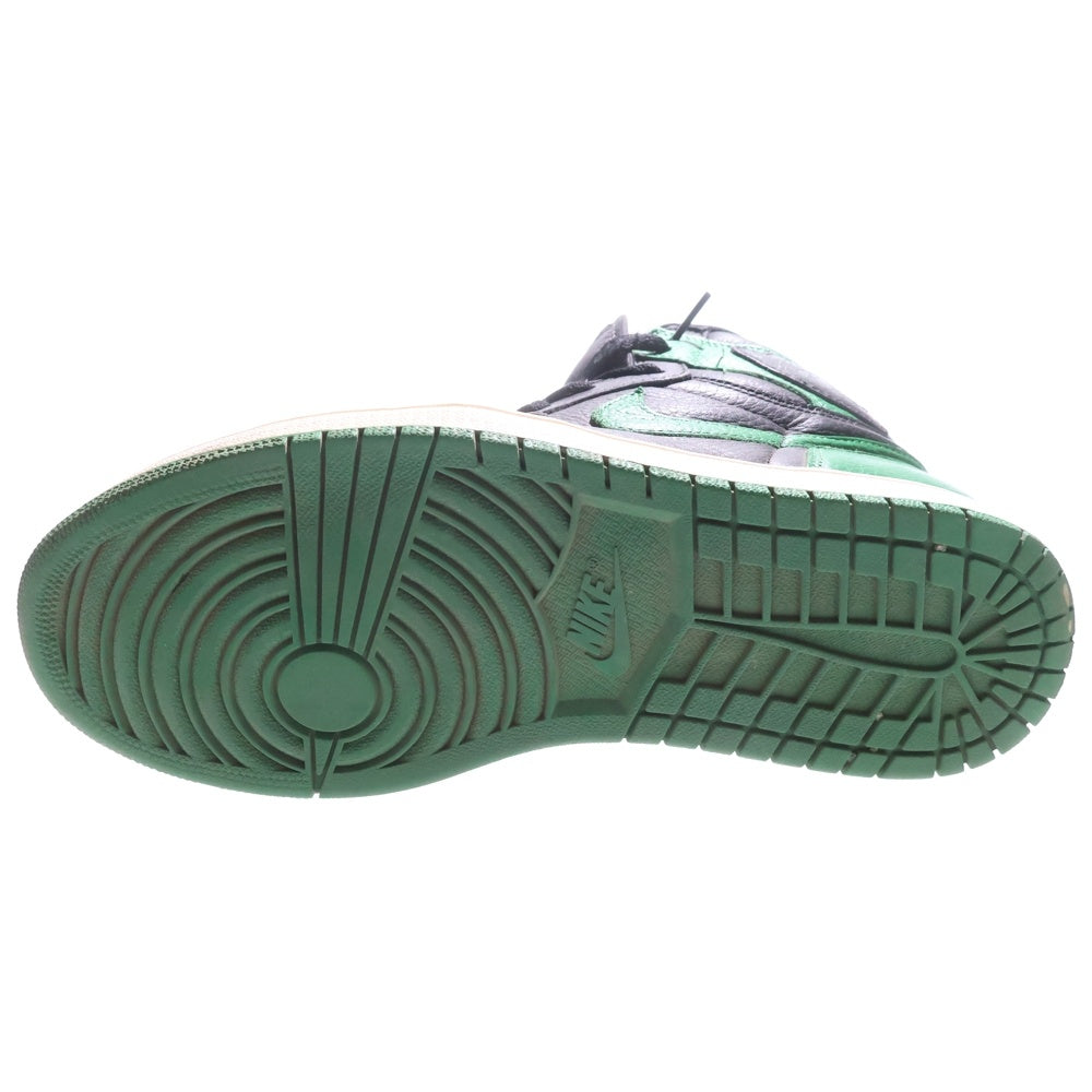 NIKE(ナイキ) AIR JORDAN 1 RETRO HIGH OG PINE GREEN 555088-030 エアジョーダン1 レトロ パイングリーン ハイカットスニーカー ブラック/グリーン US10/28.0cm