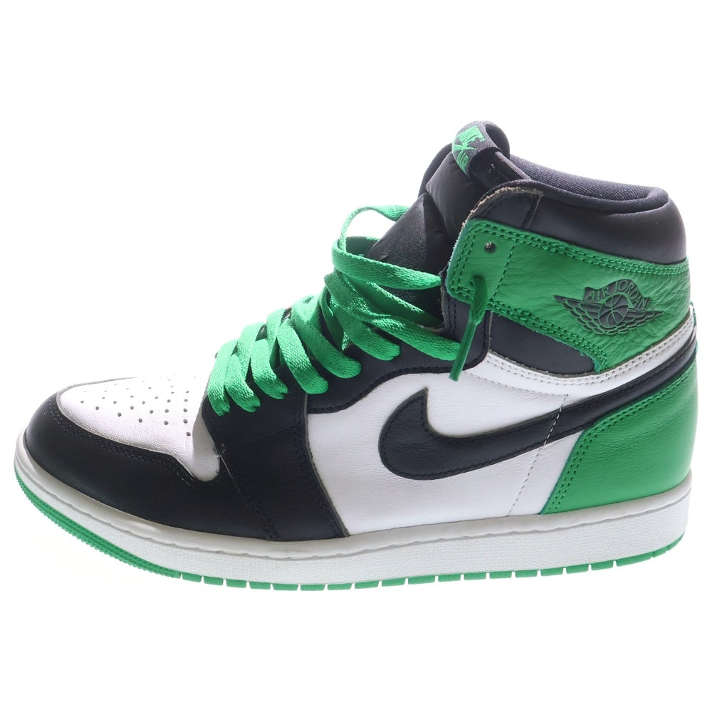 NIKE(ナイキ) AIR JORDAN 1 RETRO HIGH OG LUCKY GREEN エアジョーダン レトロ ラッキーグリーン ハイカットスニーカー グリーン/ホワイト US9.5/27.5cm DZ5485-031