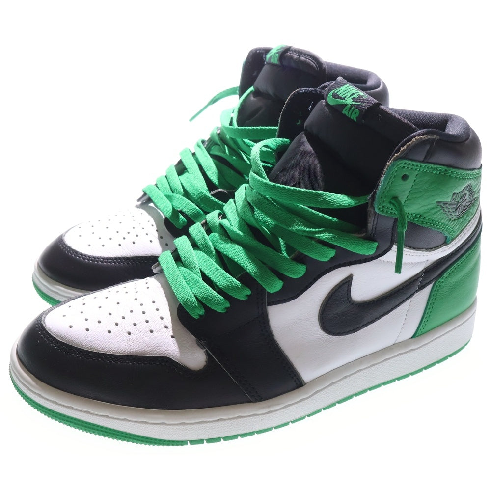 NIKE(ナイキ) AIR JORDAN 1 RETRO HIGH OG LUCKY GREEN エアジョーダン レトロ ラッキーグリーン ハイカットスニーカー グリーン/ホワイト US9.5/27.5cm DZ5485-031
